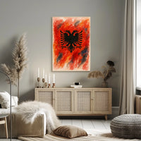 Symbolic Eagle Emblem Poster