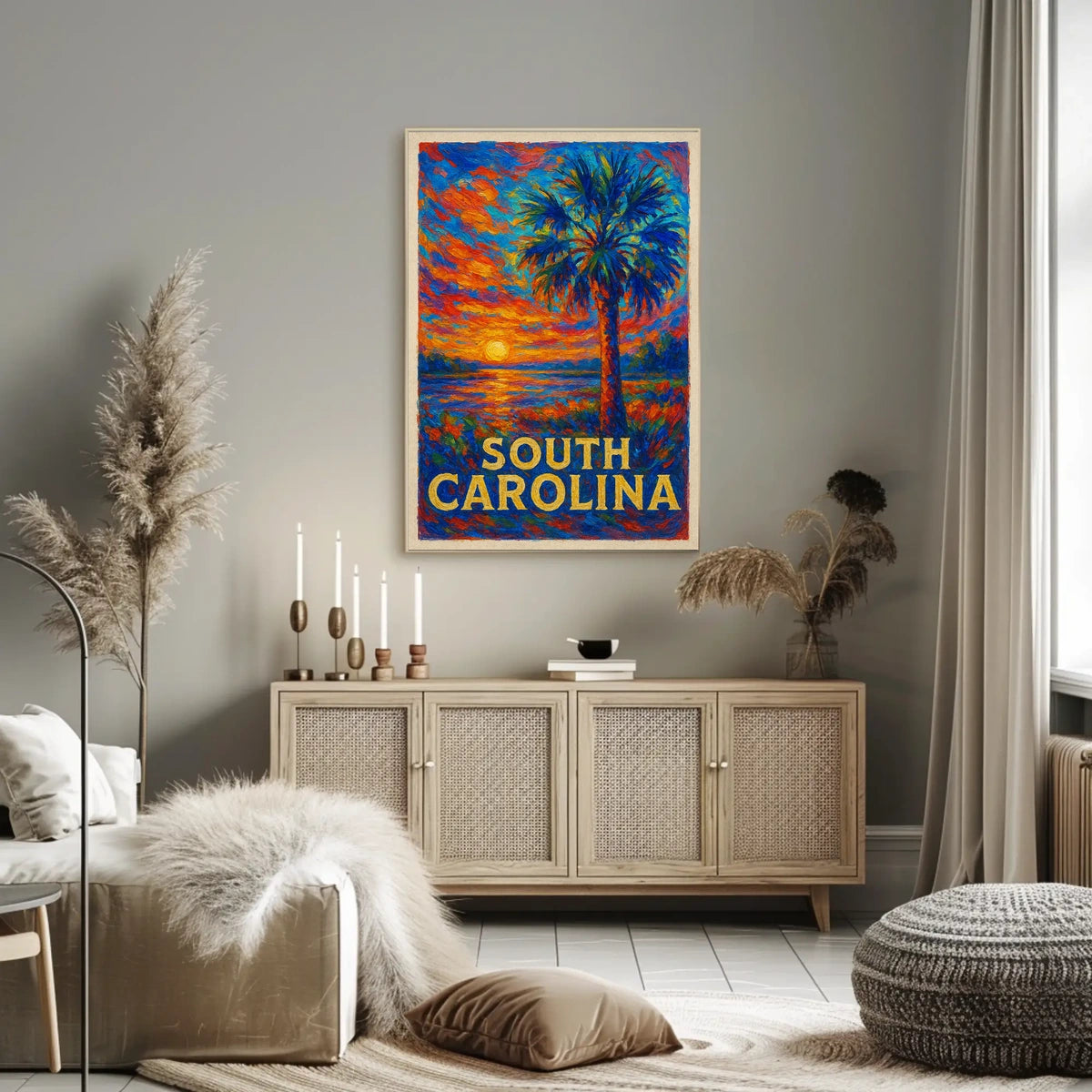 South Carolina Sunset Poster