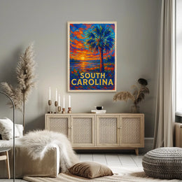 South Carolina Sunset Poster