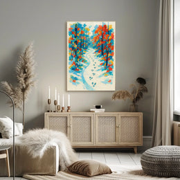 Autumn Pathway Poster