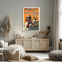 The British 1000 Miles Race at Brooklands Poster