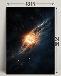 Cosmic Collision Poster