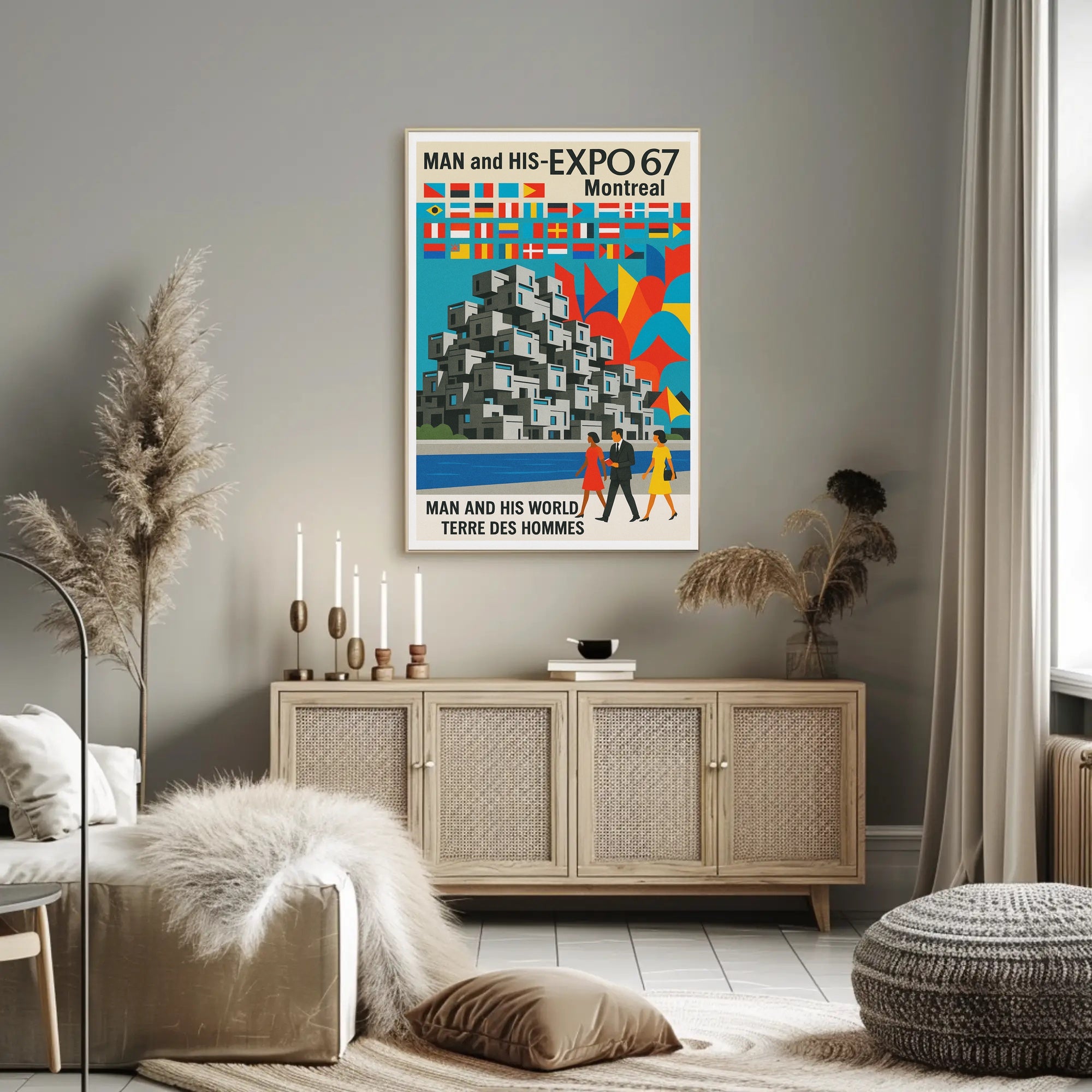 Man and His World Expo 67 Montreal Poster PosterGoat