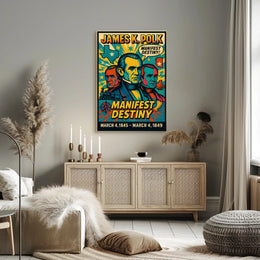 James K. Polk Manifest Destiny Poster PosterGoat