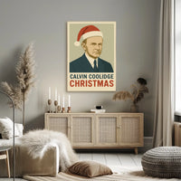 Calvin Coolidge Christmas Poster