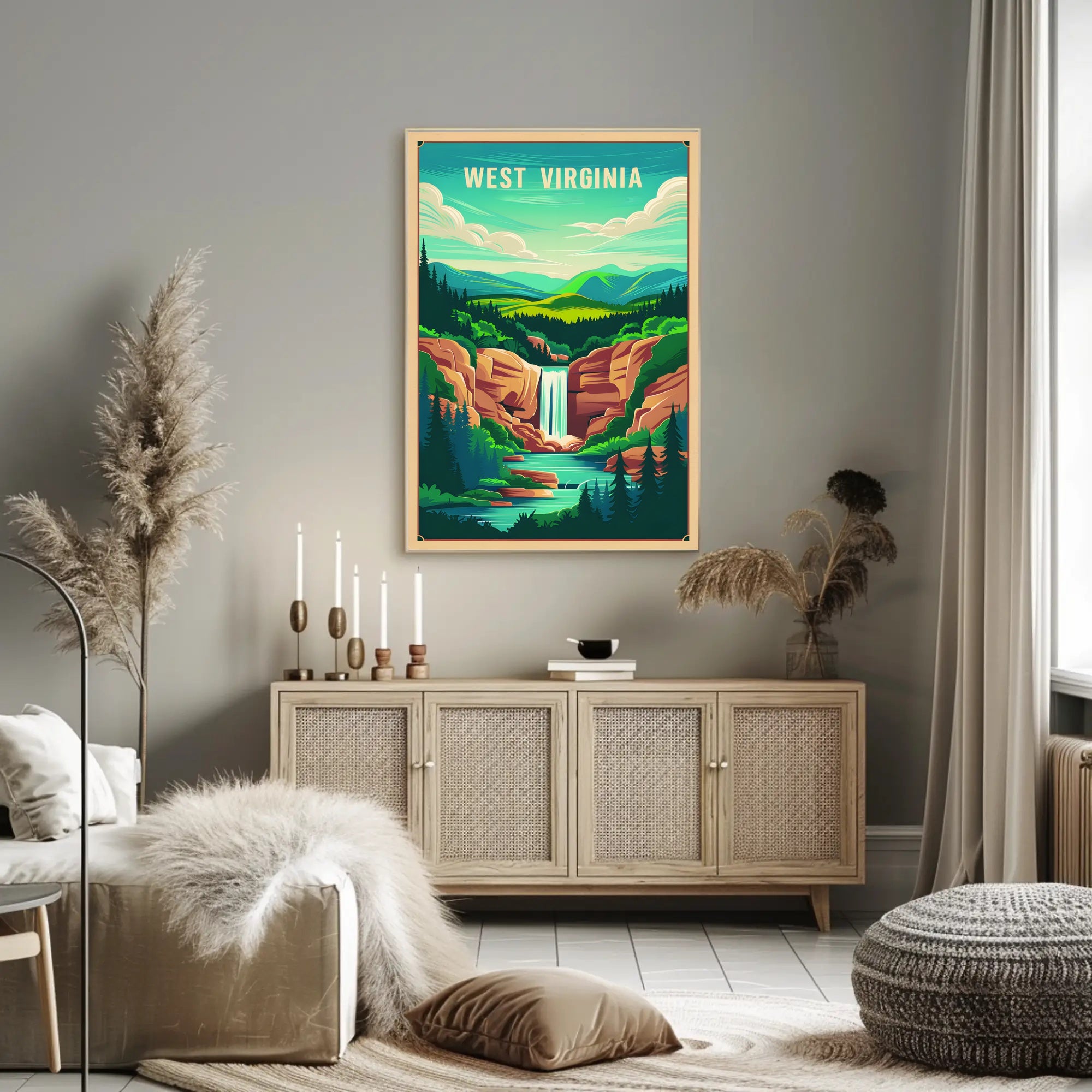West Virginia Scenic Poster