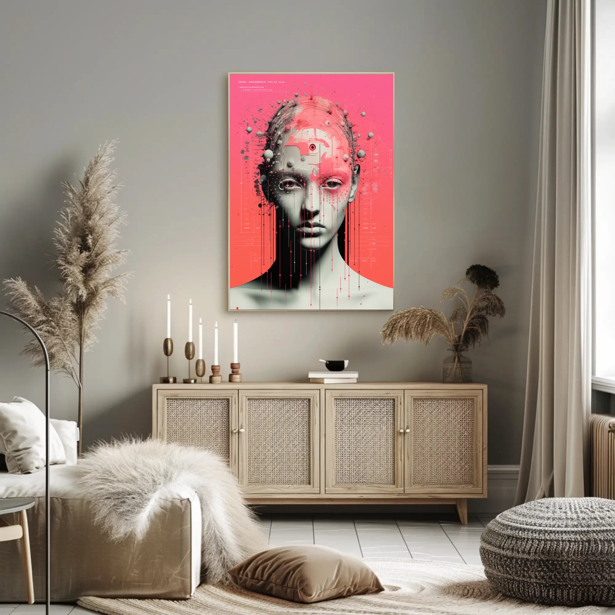 Futuristic Mindscape Poster