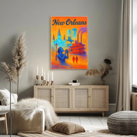 New Orleans Vibes Poster PosterGoat