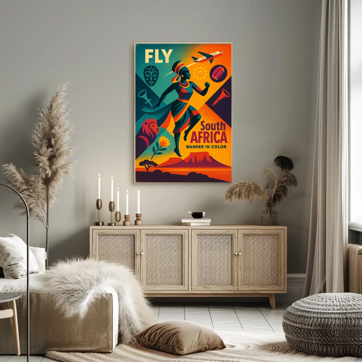 Fly South Africa Wander in Color Poster