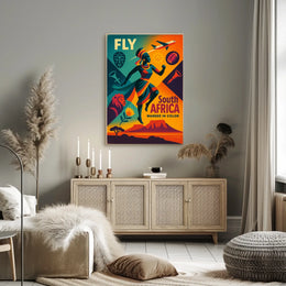 Fly South Africa Wander in Color Poster