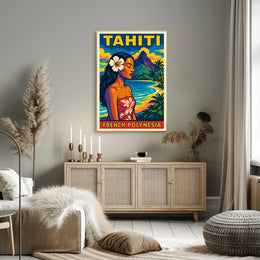 Tahiti French Polynesia Poster