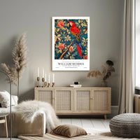 Vintage Parrot Print: Artistic Poster for Heritage Exhibition