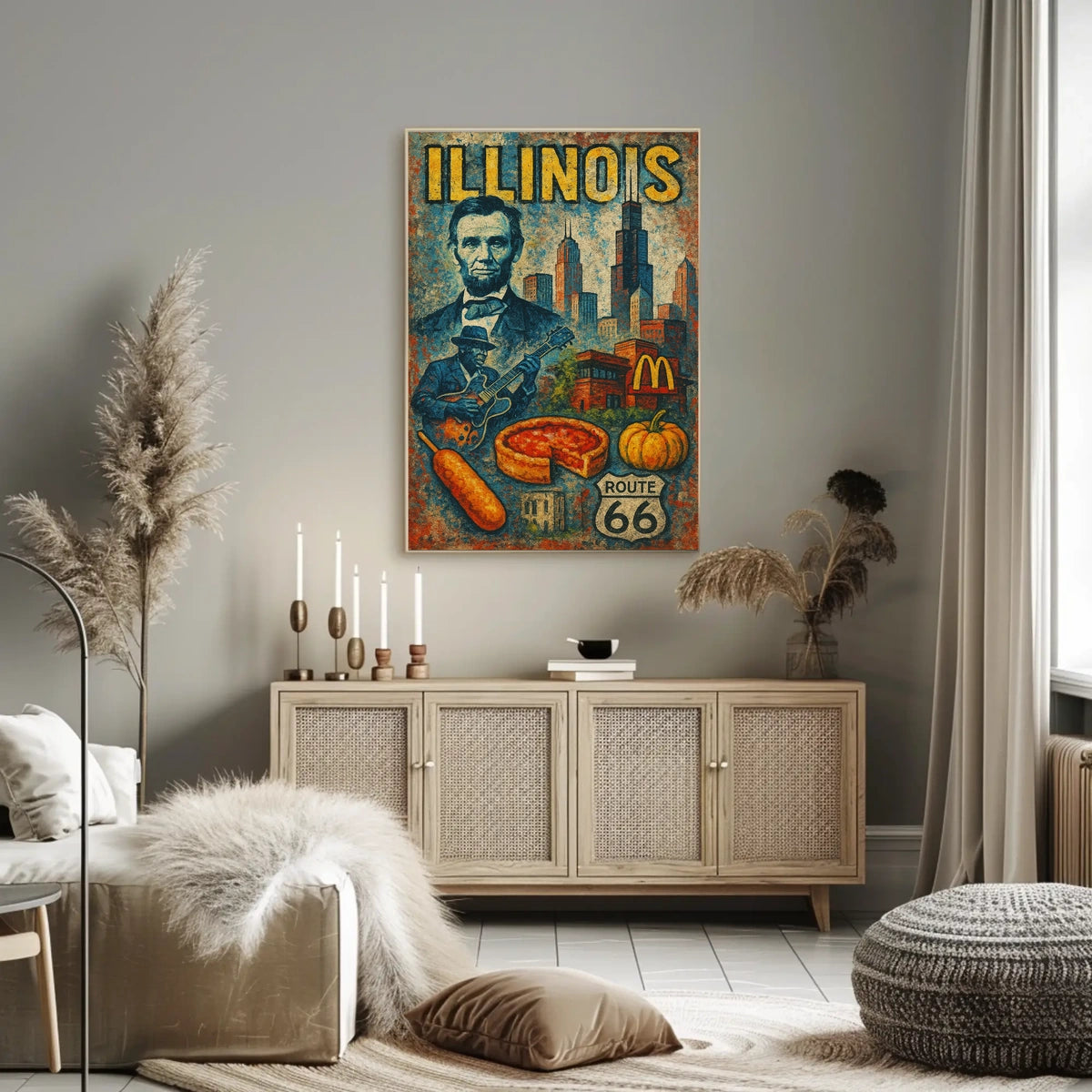 Illinois Tribute Poster