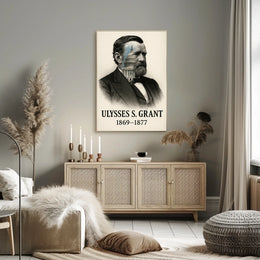 Ulysses S. Grant 18th President of the United States Reflections Poster