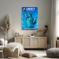 Liberty Unleashed Poster PosterGoat