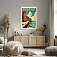 Dry Tortugas National Park Scenic Travel Poster