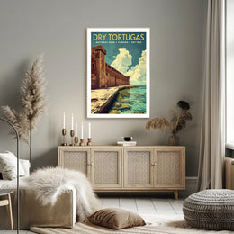 Dry Tortugas National Park Scenic Travel Poster