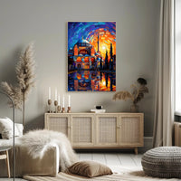 Radiant Reflections Of Architecture Poster