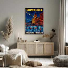 Milwaukee Frost And Firelight Poster