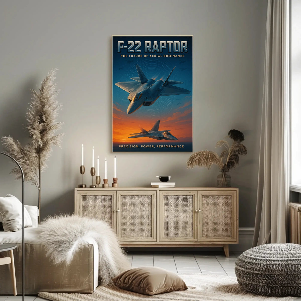 F-22 Raptor The Future Of Aerial Poster