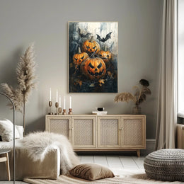 Haunted Pumpkins Poster