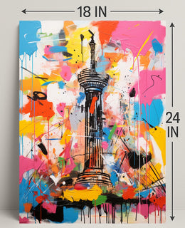 Vibrant Tower Poster