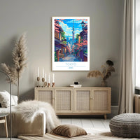 Tokyo Skytree Cherry Blossom Vibrance Urban or Cityscape Poster