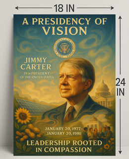 Jimmy Carter Commander in Chief Archival Poster PosterGoat