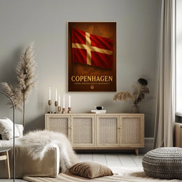 Copenhagen Where Heritage Meets Modernity Poster