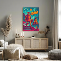 Explore Norway Wander in Color Poster