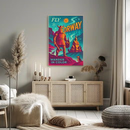 Explore Norway Wander in Color Poster