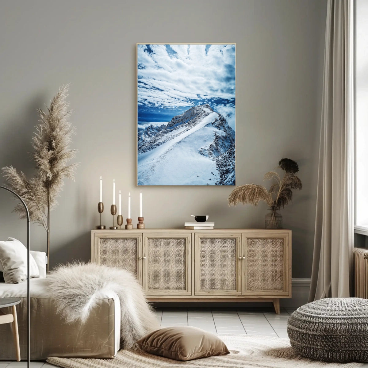 Majestic Mountain Peaks Poster
