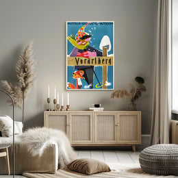 Winter Fun In Vorarlberg Poster