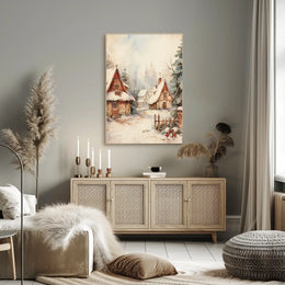 Winter Wonderland Village Poster