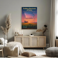 Endless Horizons of Iowa Poster