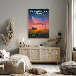 Endless Horizons of Iowa Poster