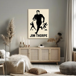Jim Thorpe Legendary Athlete Poster