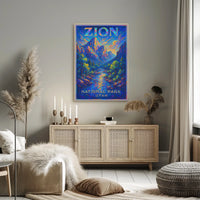 Zion National Park Poster