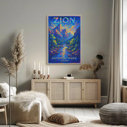 Zion National Park Poster