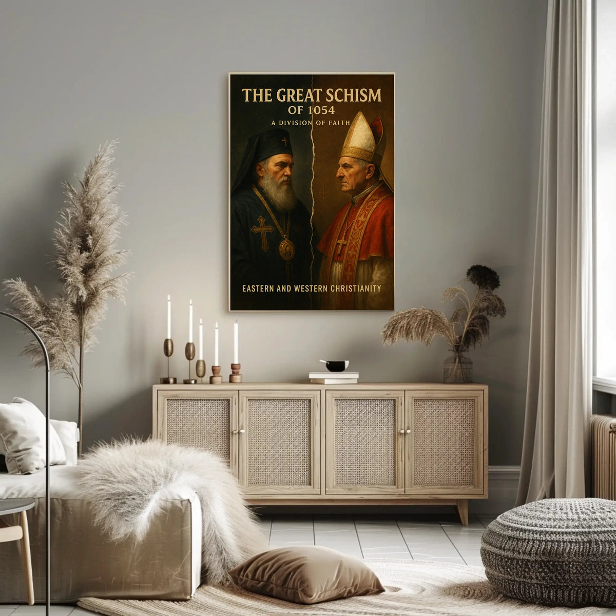 Great Schism 1054 Eastern Western Poster