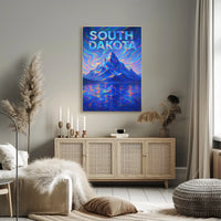 South Dakota Vibrant Landscapes Poster