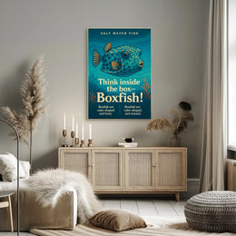 Think Inside the BoxBoxfish Poster PosterGoat