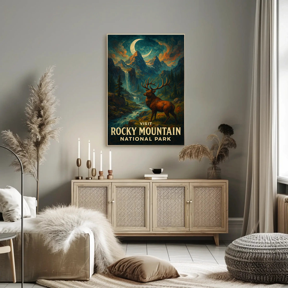 Visit Rocky Mountain National Park Poster