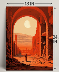 Journey Through The Arches Poster PosterGoat