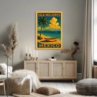 Isla Mujeres Travel Poster