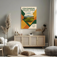 Colchagua Valley, Chile  A Journey Through Nature and Wine Poster PosterGoat