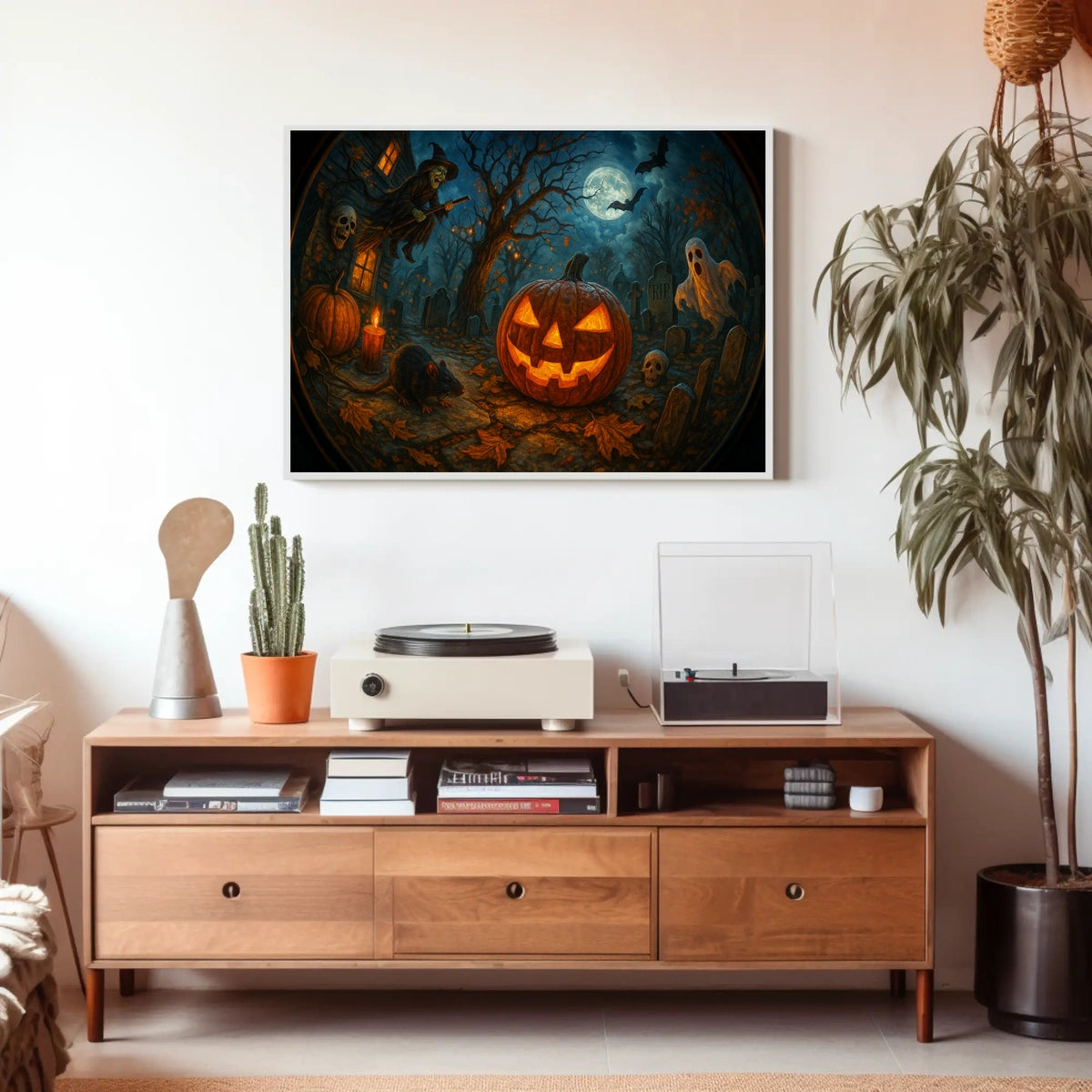 Halloween Urban Night Gothic Poster