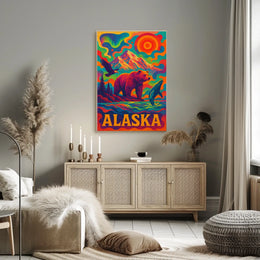 Vibrant Alaska Wilderness Poster