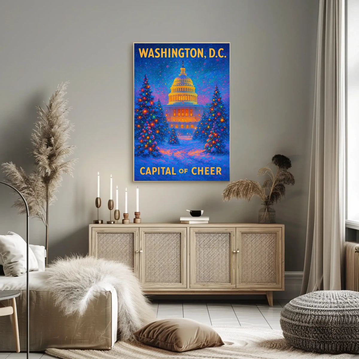 Washington, D.C. Capital Of Cheer Poster