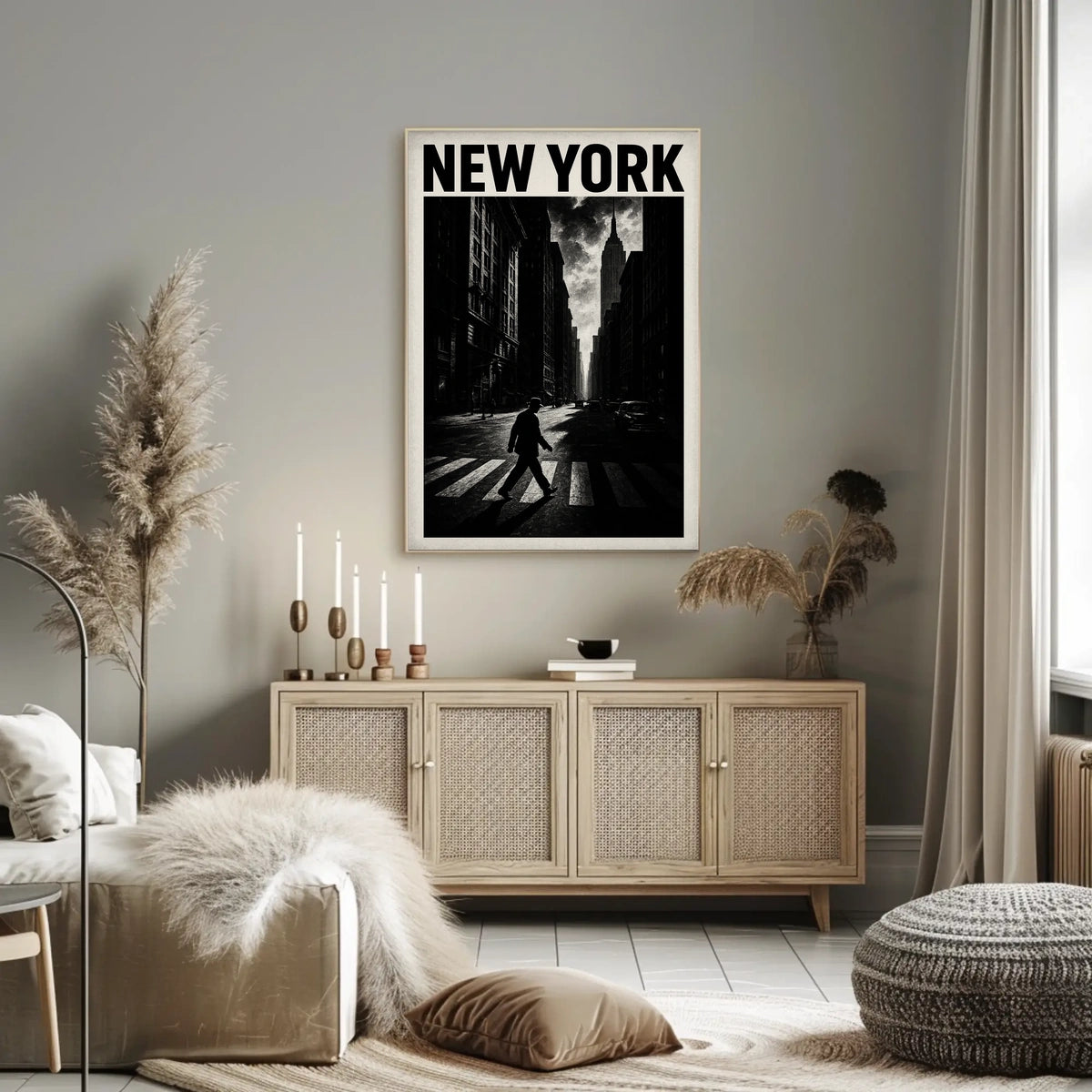 New York Cityscape Poster